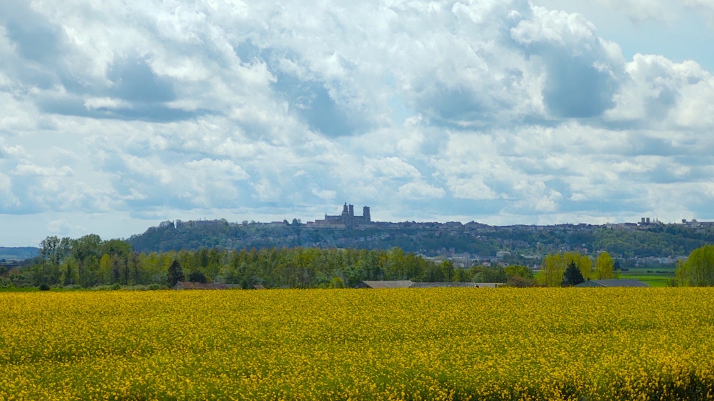 Laon from the motorway