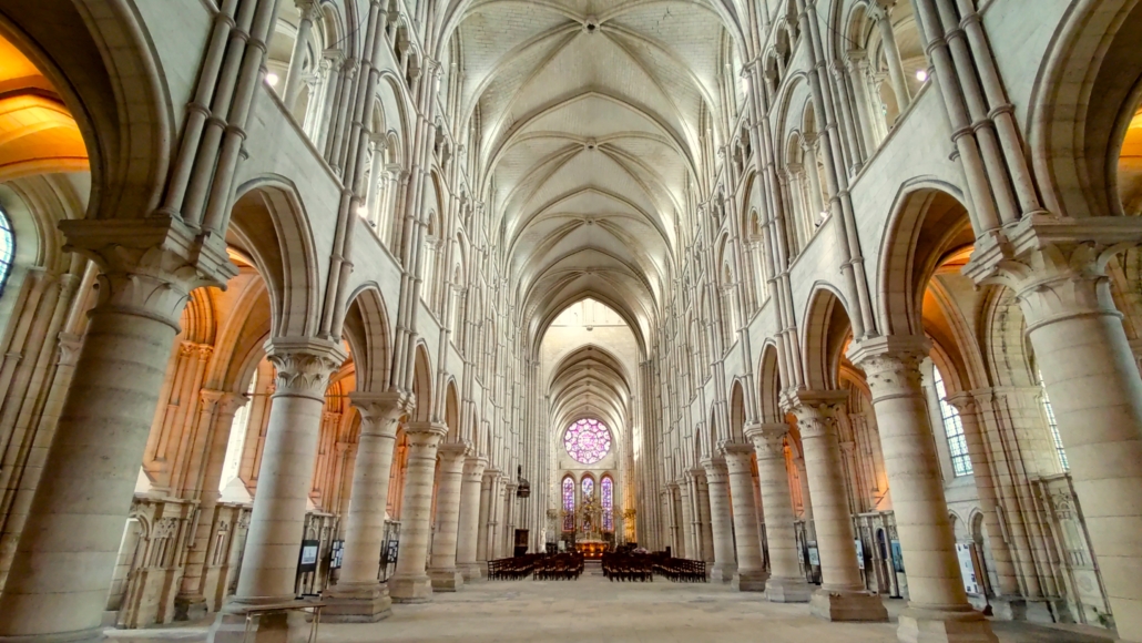 Inside Laon Cathedral