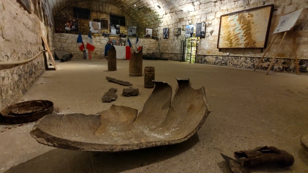 Shrapnel in Douaumont Fort, Battle of Verdun