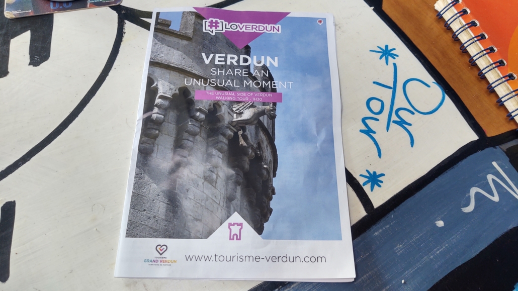 Verdun walking tour leaflet