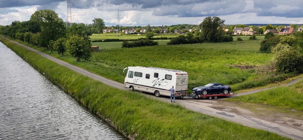 Motorhome in Rekem, Belgium