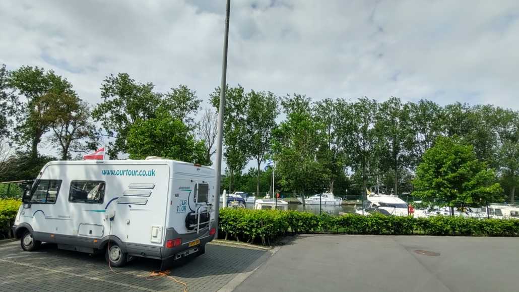 motorhome parking Bruges Belgium