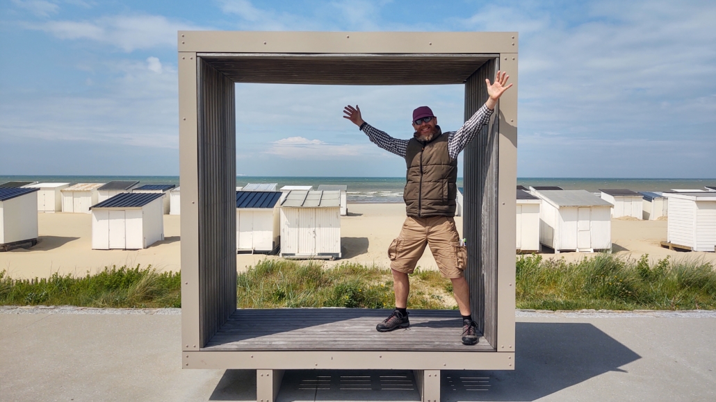 Top-notch street furniture on Calais promenade