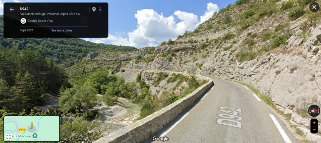 Google Streetview of the D942