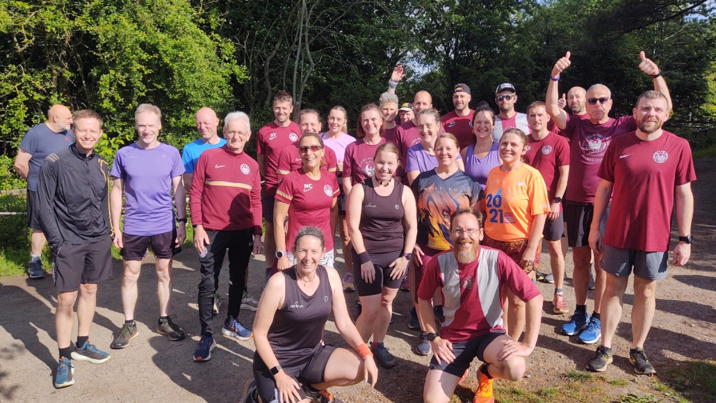 Running club at Parkrun