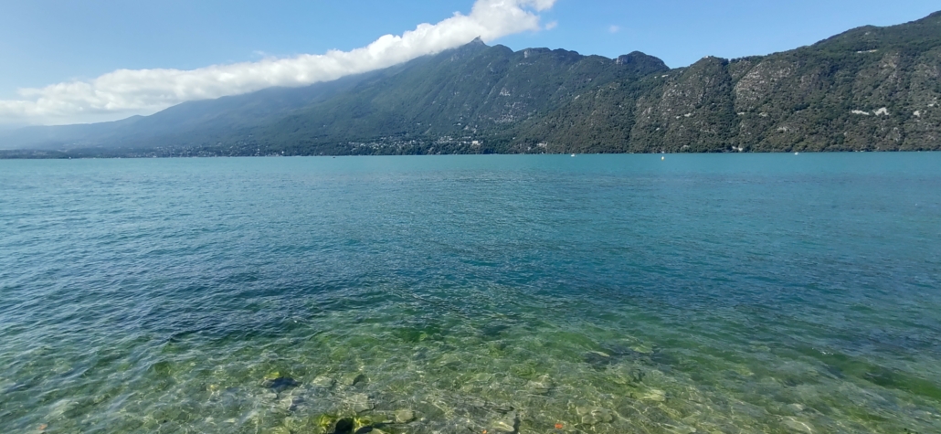 Aix-Les-Bains view over Lac