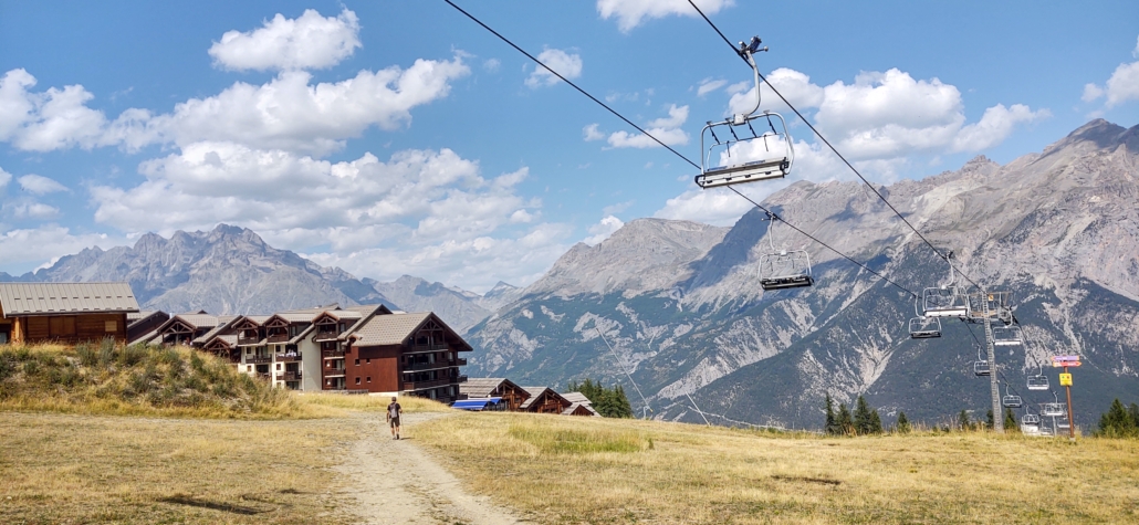 Chairlifts in Puy Saint Vincent France