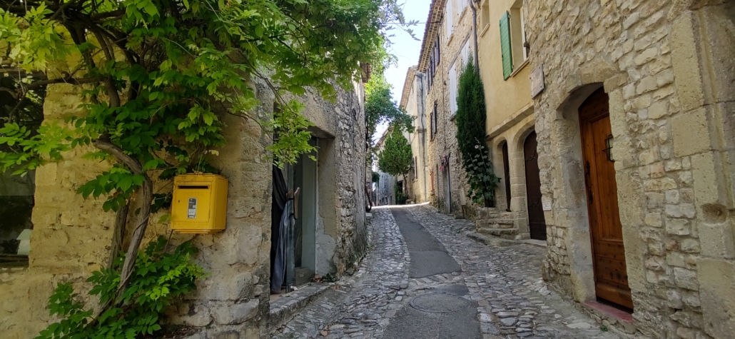 Upper town buildings Vaison la Romaine France