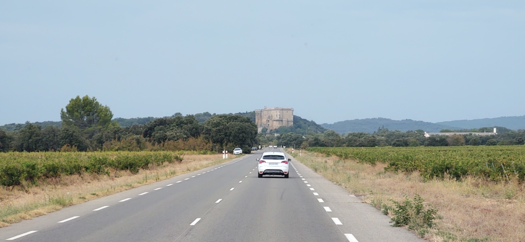 It started out well, on a D road across Provence leaving Vaison