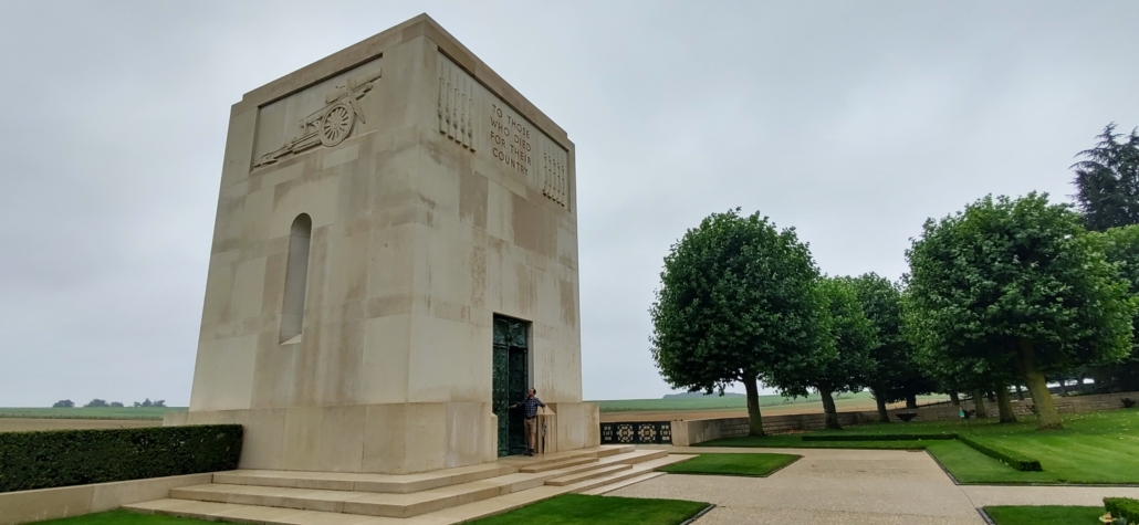 American Somme War Cemetery at Bony France