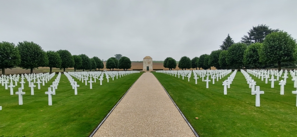 American Somme War Cemetery at Bony France