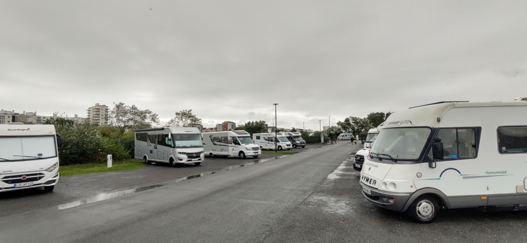 The Camping-Car Park aire in Calais