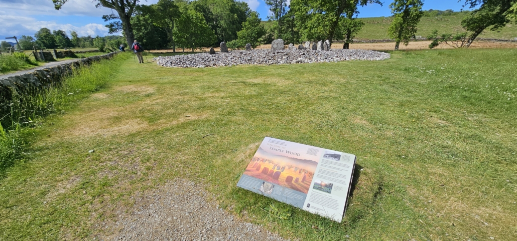 Pre-historic cairn in the Kilmartin Glen