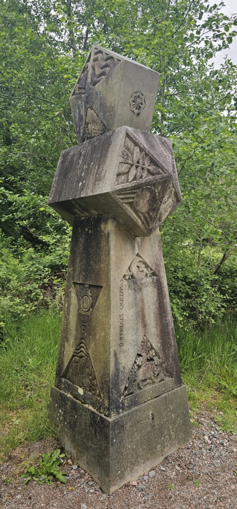 This stone marker used to sit in Fort William and mark the start of the West Highland Way long-distance path