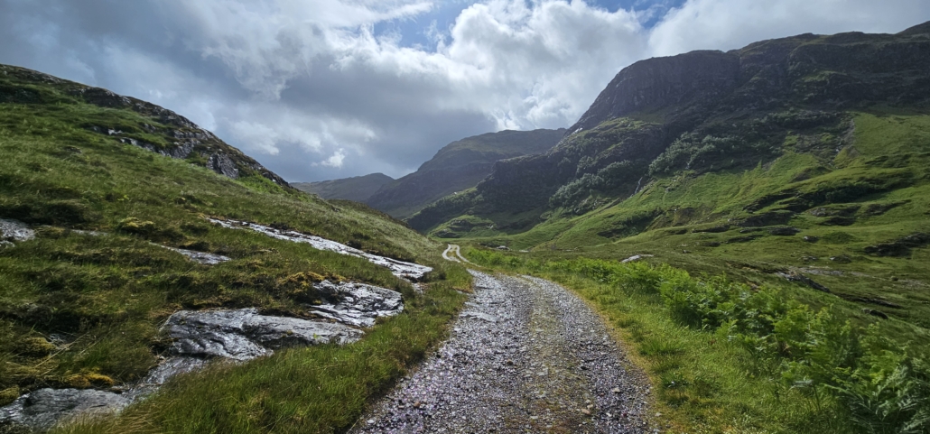 Track through Glen Coe