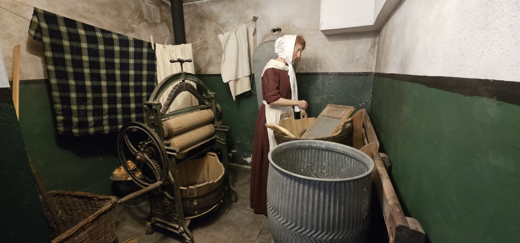 Laundry room in New Lanark