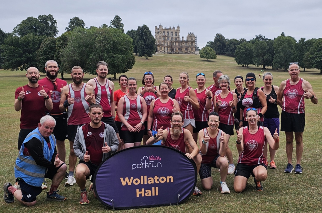 Running club at Wollaton Park Parkrun